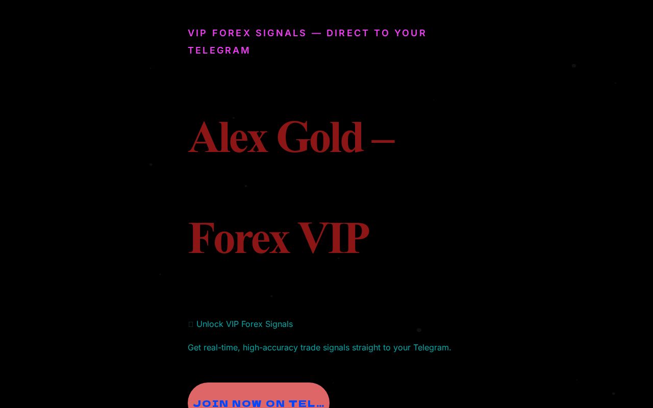 VIP Forex Signals – Join Our Telegram Channel